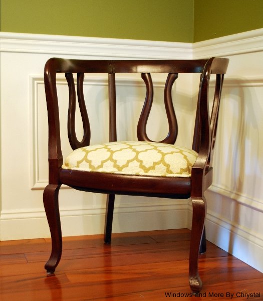 Upholstered Wooden Chair
