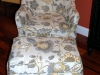 Slipcovered Chair and Ottoman