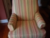 Striped Slipcovered Chair