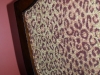Close up of the double welt on the back of the chair.