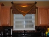 Triangle Banner over Flat Valance