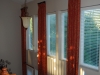 2 - Story Pinch Pleat Drapes on Short Rods