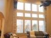 Pinch Pleat Drapes with Swags on Rods, Designed by Heather Hannick Designs