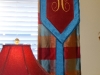 Banner Valances with Box Pleat Panels