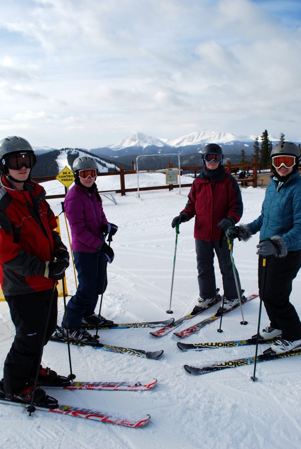 Skiing at Keystone in Colorado