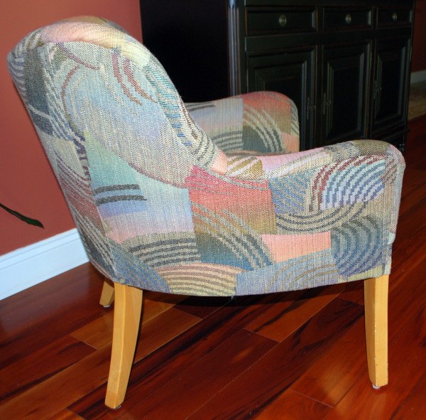 Contemporary Chair before slipcover