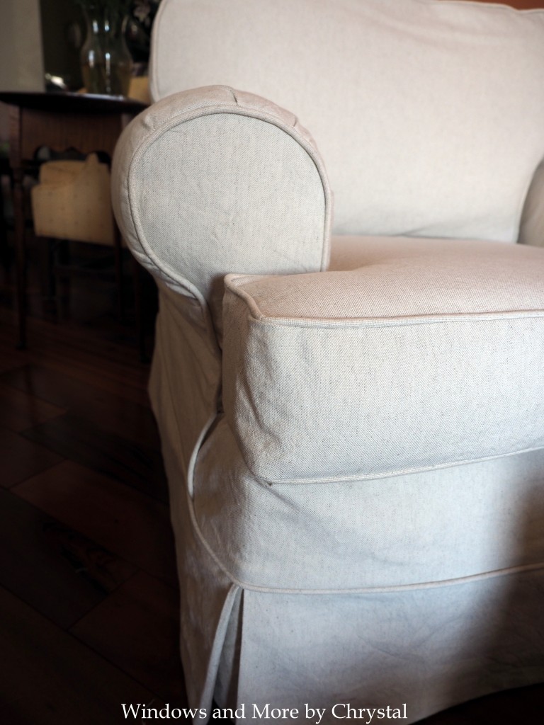 White Slipcover Chair
