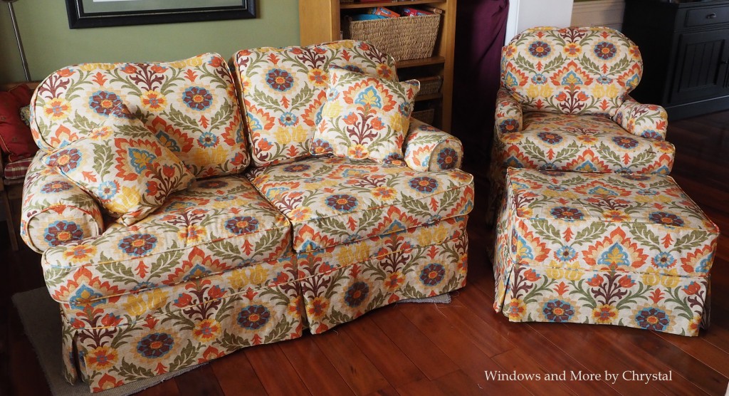 New  Pattern Matched Slipcovers
