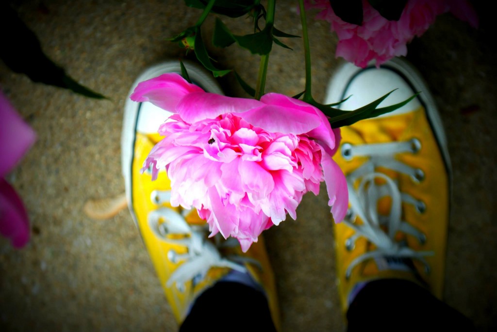 Syd's peonie and shoes