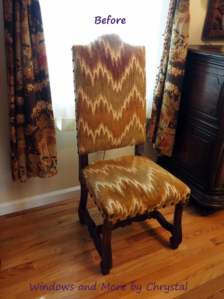 Before Slipcover Chair