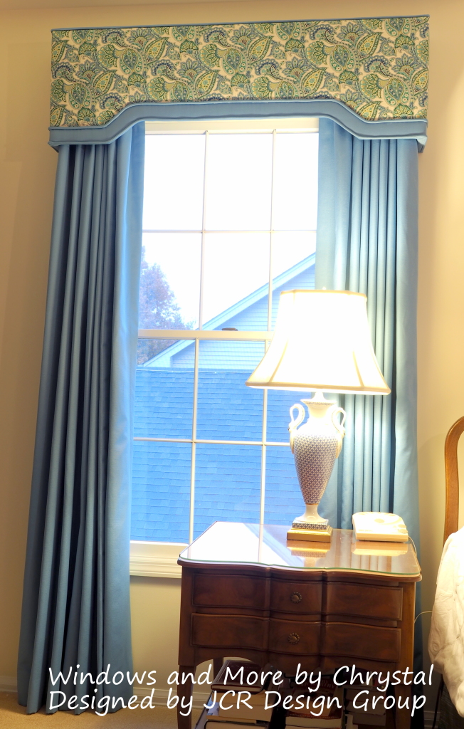 Master Bedroom Cornices and Drapes