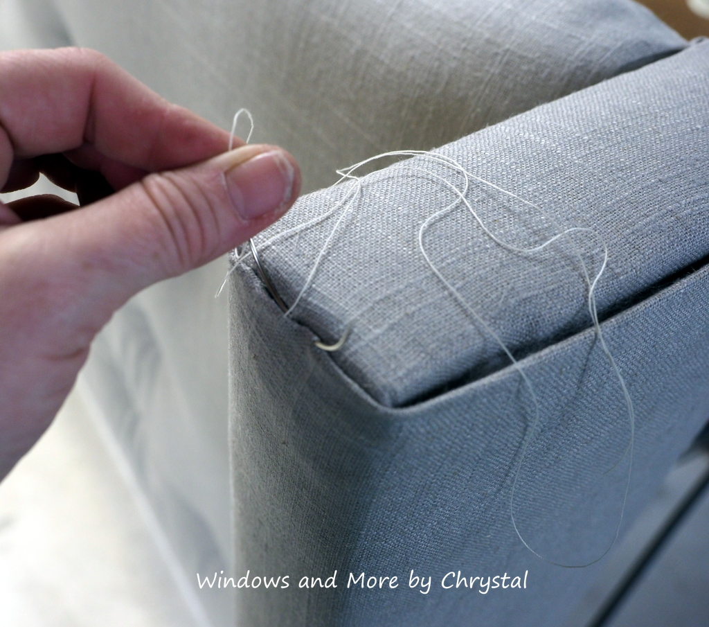 Sewing with a curved needle