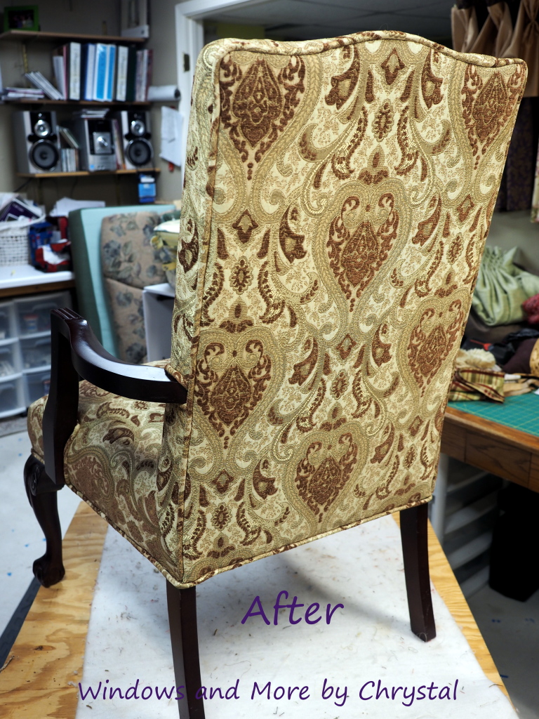Re upholstered Arm Chair