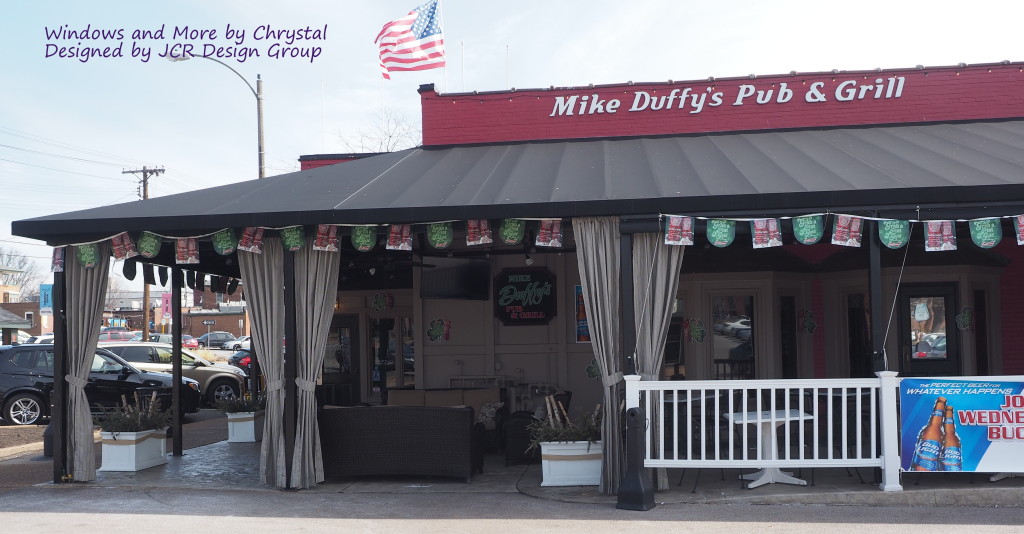Outdoor Drapes at Mike Duffy's Pub and Grill