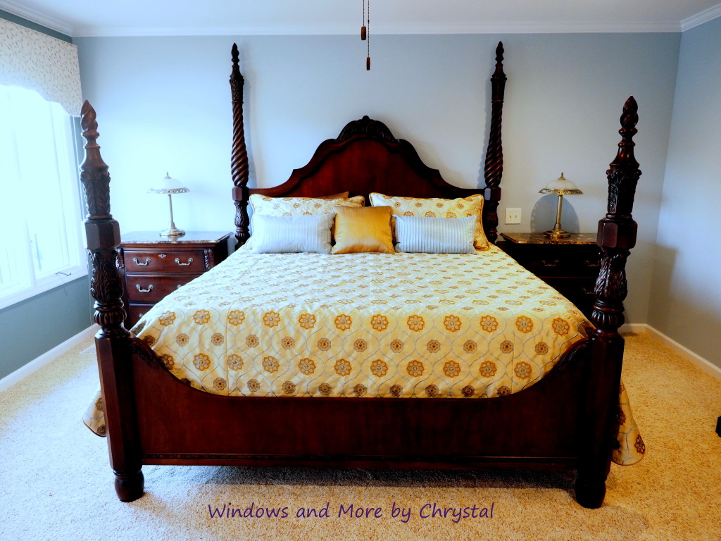 Pillows and King Coverlet