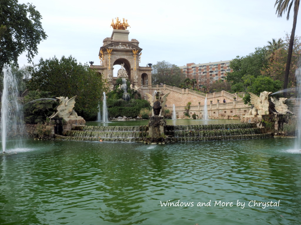 Fountains in Parc de la Ciutadella