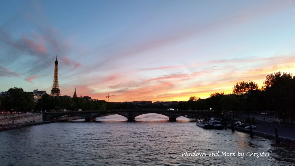 Sunset over Paris