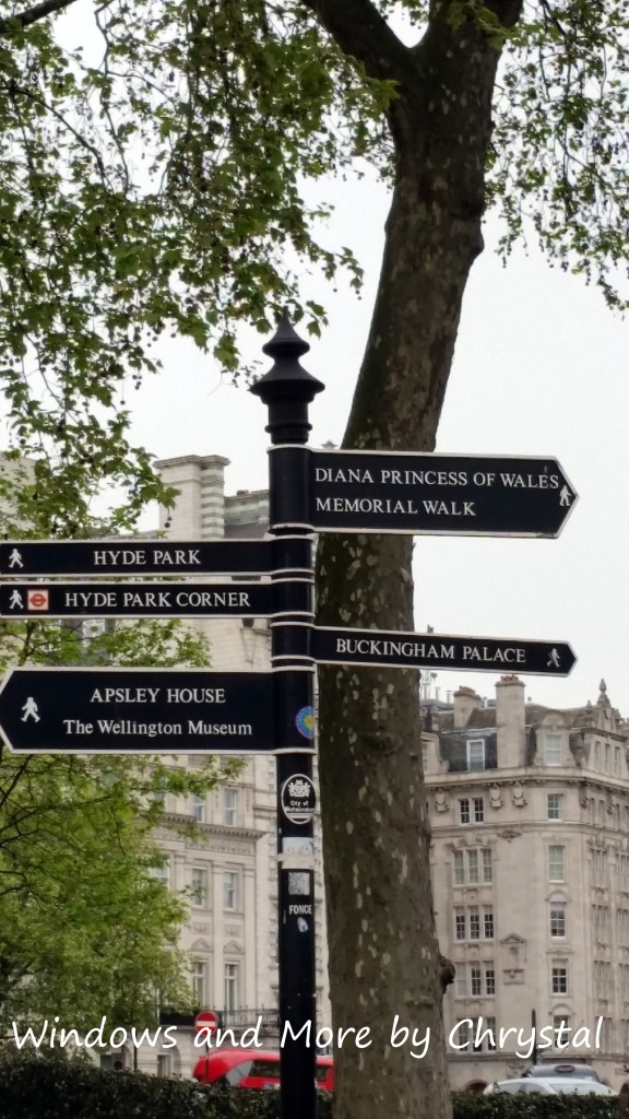 Street signs in London